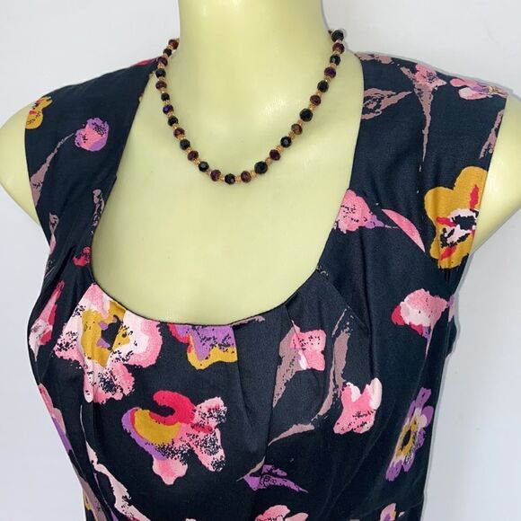 Max and Cleo Dress Max and Cleo Black Pink Floral Sz 6 NWOT - Picture 2 of 8